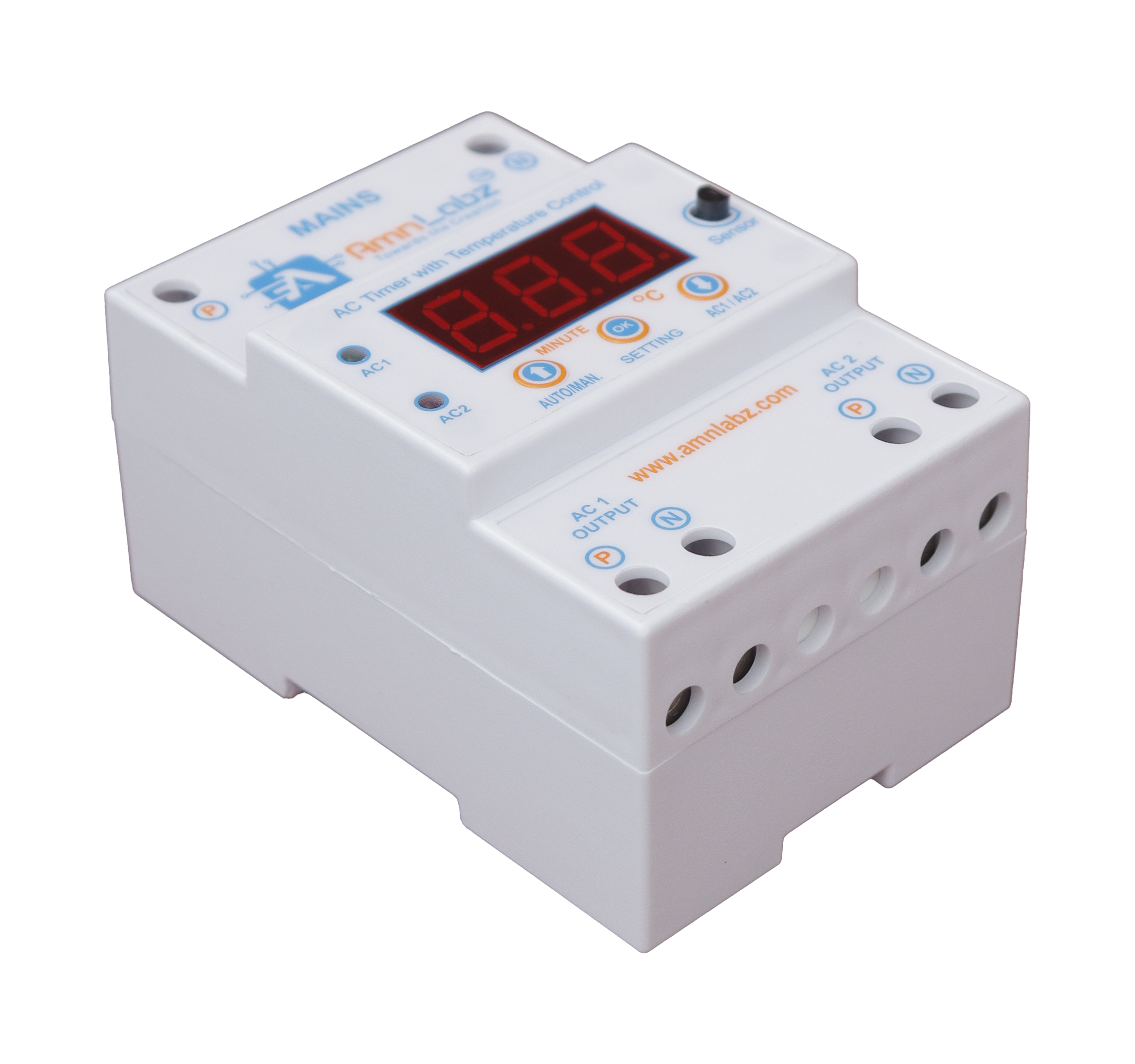 Digital AC timer with Temperature Control Digital AC timer with Temperature Control