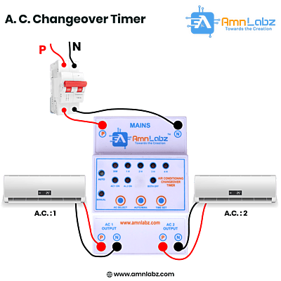 Air Conditioning Changeover Timer for 2 AC Air Conditioning Changeover Timer for 2 AC