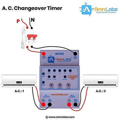 Air Conditioning Changeover Timer for 2 AC Air Conditioning Changeover Timer for 2 AC